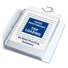 50 Pc Sheet Protector-Ring Binder: Clear